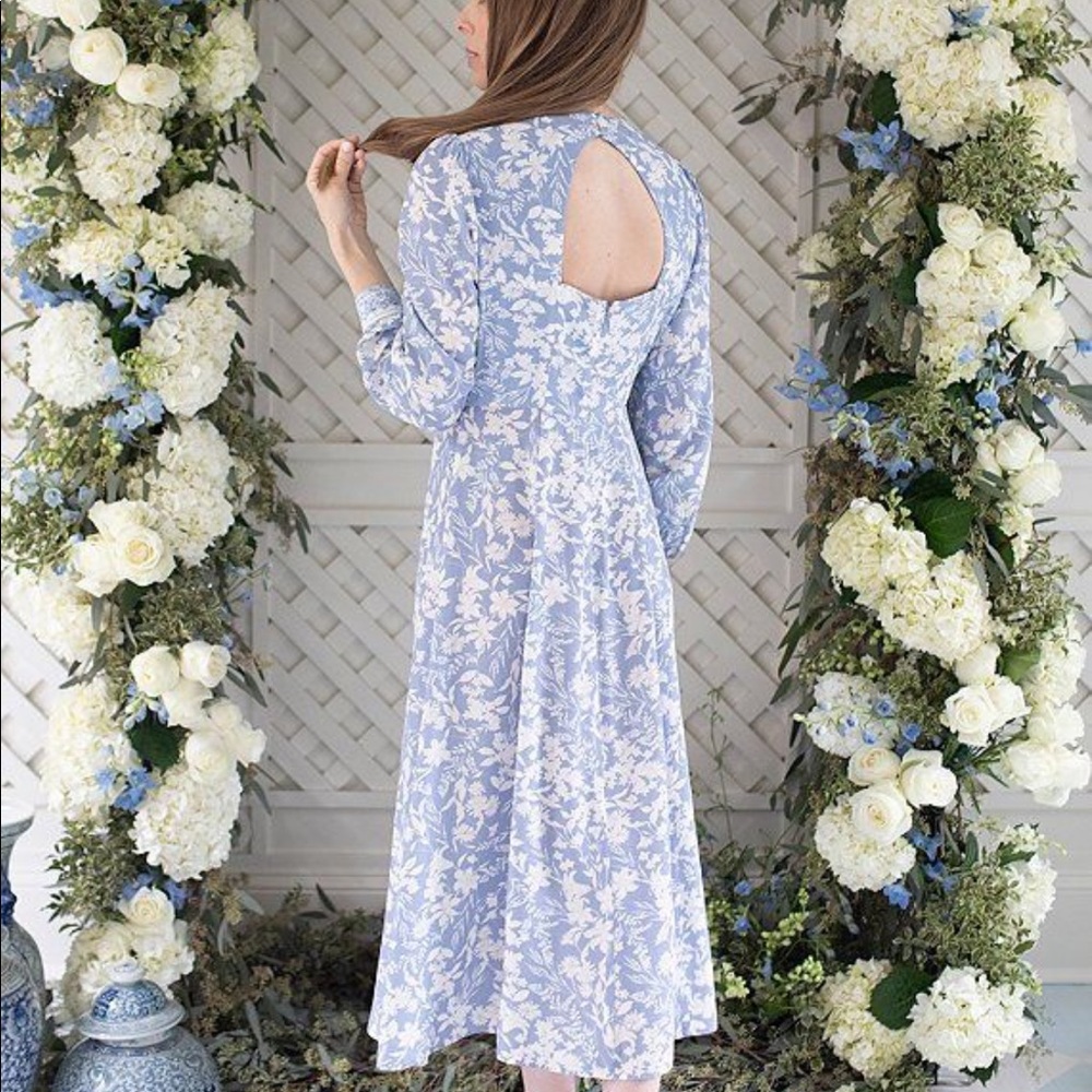 Antonio Melani
x Born on Fifth Alizee Long Sleeve Floral Print Midi Dress - Picture 3 of 15